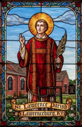 St. Lawrence Parish Cathedral Glass Decorative Panel