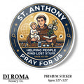 Saint Anthony Help Me Find It Premium Sticker