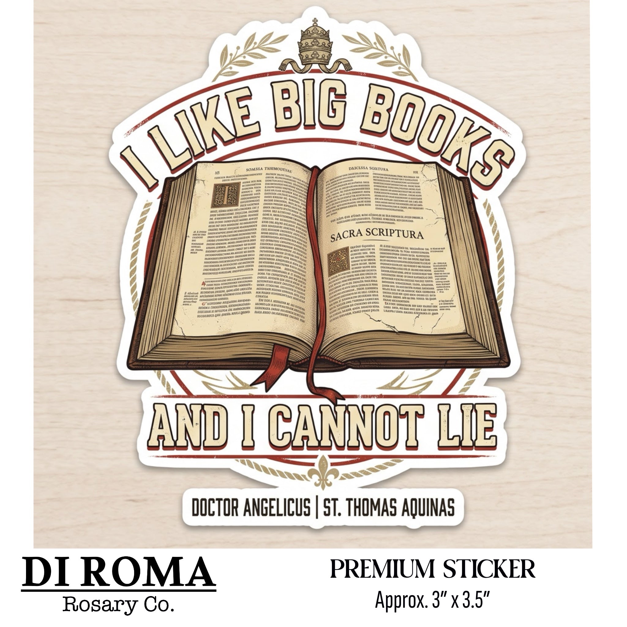 Big Books Summa Aquinas Premium Sticker