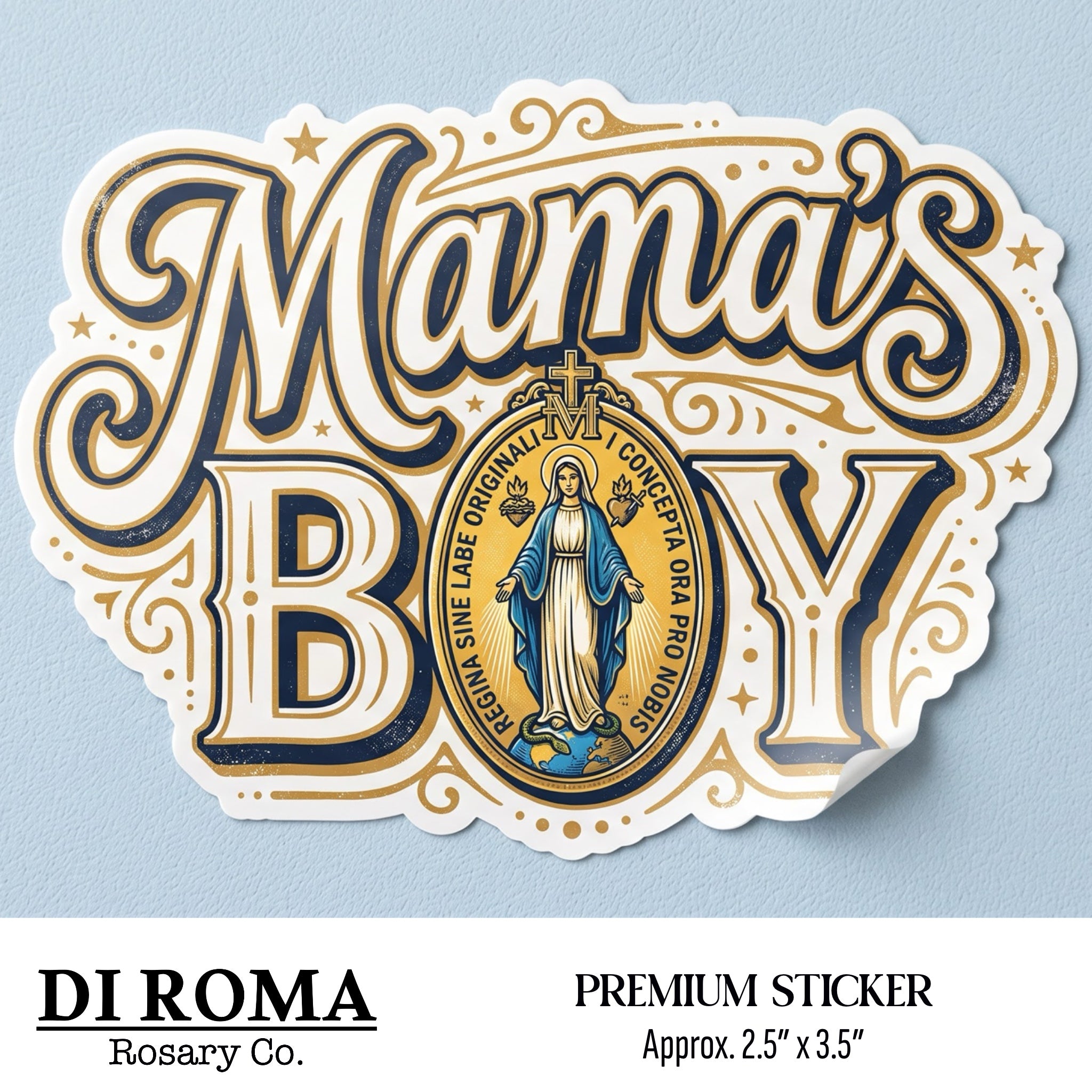 Mama's Boy Premium Sticker