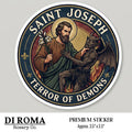 Saint Joseph Terror of Demons Premium Sticker