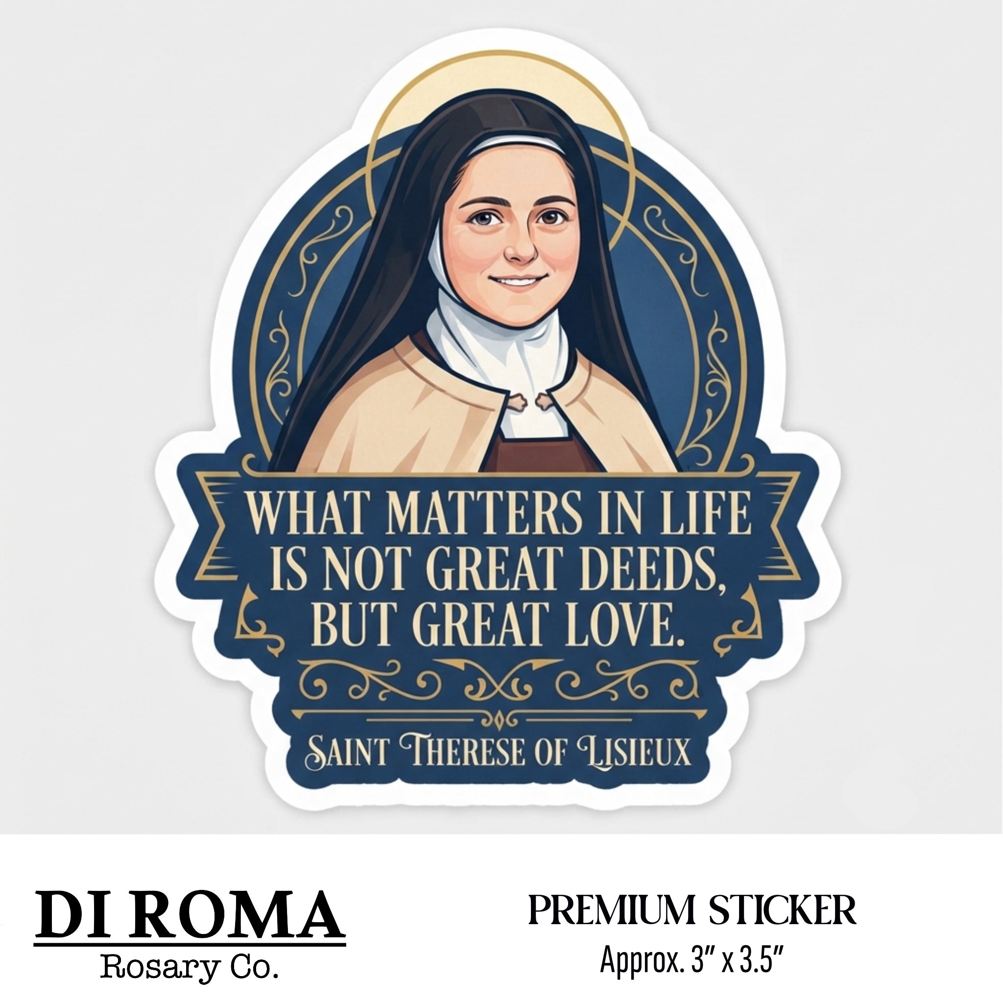 Saint Therese of Lisieux Premium Sticker