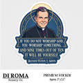 Blessed Fulton Sheen Premium Sticker