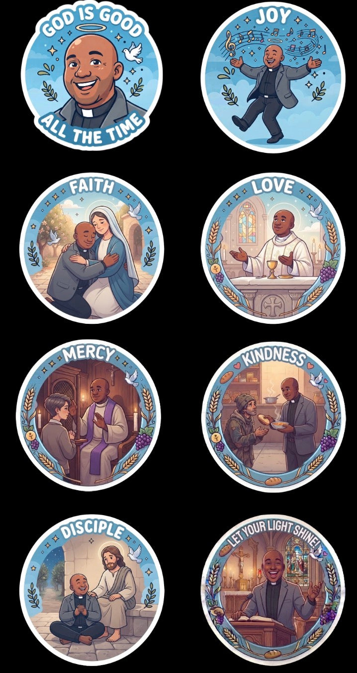Fr. Norman Sticker Sheet