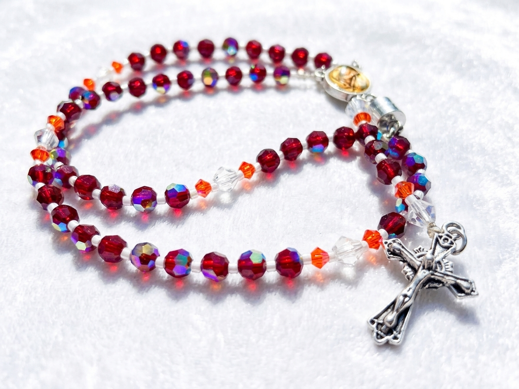 St. Lawrence Parish IMMACULETTE Rosary Bracelet