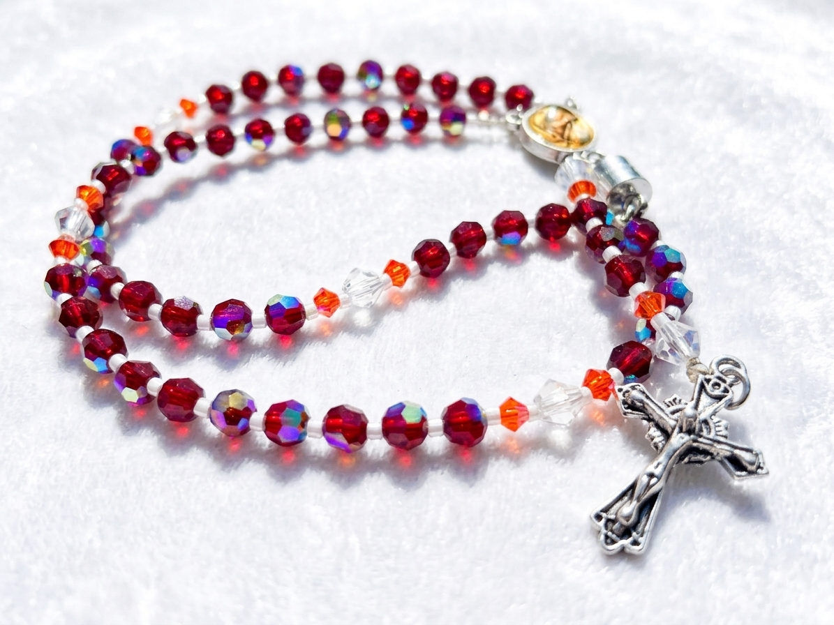 St. Lawrence Parish IMMACULETTE Rosary Bracelet