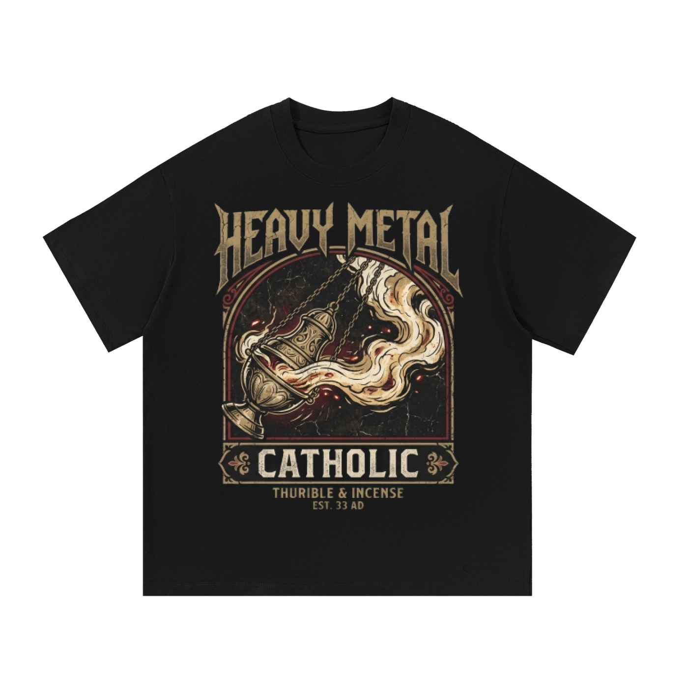Heavy Metal Catholic T-Shirt
